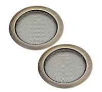 Hoement 2pcs Resonator Guitar Sound Hole Cover Inserts Easy to Install Acoustic Accessories for Enhanced Sound Quality and Aesthetic Appeal