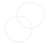 Hoement 2pcs Silicone Sealing Rings Replacement Gasket for Blender Lid 2L Capacity Square Shape Noise Reduction Kitchen Accessories