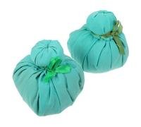 Hoement 2pcs Spa Moxa Ball for Hot Compress and Massage Multi-Functional Chinese Herbal Heat Therapy Pouch Compact and Soft Moxa Bags for Body Relief and Acupressure Travel-Friendly Health