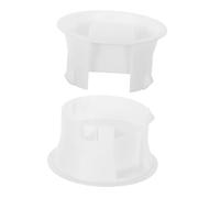 Hoement 2pcs Splash Resistant Glass Pitcher Replacement Lids for Water Jug Carafe Fit Cold Water Jug Covers Easy to Clean Dishwasher Safe Stoppers for Beverage Pitchers
