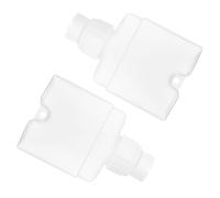 Hoement 2pcs Supplemental Feeding Bottles for Nursing Systems Easy Clean Milk Collection Storage Containers with Measurement Markings Breastfeeding Assistance for Seamless