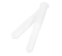 Hoement 2pcs Toilet Paper Rod Replacement Roll Holder Spring-loaded Tissue Box Shaft Compatible for Bathroom Accessories and Hotel Paper Holder Roller
