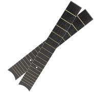 Hoement 2pcs Ukulele Fretboard Guitar Fingerboard Abs Replacement Parts for Acoustic Guitar Accessory Portable Use