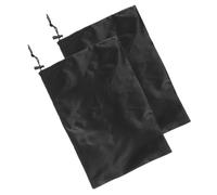 Hoement 2pcs Walking Cane Bag for Active Seniors, Black Nylon Drawstring Storage Pouch, Protective and Organizing Holder for Walking Canes and Trekking Poles, for Outdoor Use and Trips