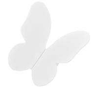 Hoement 2pcs White Butterfly Cabinet Knobs Set, Kitchen and Dresser Drawer Pull Handles for Wardrobe Cupboard Furniture, Zinc Alloy Butterfly Handle for Home Hardware