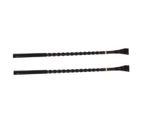Hoement 2pcs Wood Back Scratcher Long Handle Massage Tool for Men Women Extended Reach Itch Relief Stick Portable for Home Travel Full Body Wooden Massager