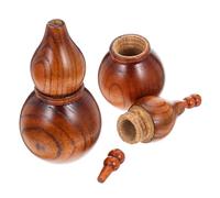 Hoement 2Pcs Wooden Toothpick Holders Portable Dispensers with Unique Design for Home Kitchen and Restaurant Counter Practical Storage Boxes in Simple Fashionable Colors