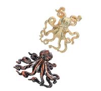 Hoement 2pcs Zinc Alloy Octopus Drawer Handles Ocean Themed Cabinet Pulls Nordic American Style Nautical Wardrobe Knobs for Beach House Furniture Easy Installation