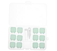 Hoement 2sets Care Box Kit Safe Storage Case for Eye Contact Lenses Portable and Easy to Open Flipping Cover Design