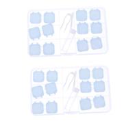 Hoement 2sets Portable Lens Box Holder Transparent Eye Care Container Flipping Cover for Travel Everyday Use Leak Design for Safe Storage of