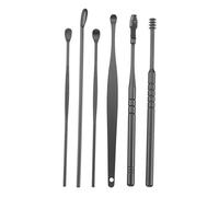 Hoement 2Sets Stainless Steel Ear for Gentle Wax Removal Spiral Ear Cleaning Tools with Portable Storage Bag Safe Efficient Ear Care for Members