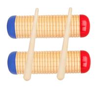 Hoement 2sets Wooden Rhythm Sand for Musical Development Percussion Instruments for Boys and Girls Adults Enhance Listening Skills Cognitive Abilities Music Classes