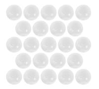 Hoement 30pcs Baby Noise Maker Inserts for Infant Plush Crochet Toys White Plastic Squeaker Balls with 28mm Diameter Repair and Sensory Play