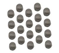 Hoement 30pcs Replacement Fine Stylus Pen Tips Conductive Fiber Mesh for Capacitive Touch Screens Compatible with Smartphones Tablets High Sensitivity Silver Fiber for Precise Drawing and