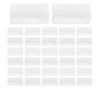 Hoement 30pcs Silicone Watch Band Keeper Rings 18mm White for Men | Anti-slip Fastener Loops, Replacement Strap Retainer Set, for Watches and Smartwatches