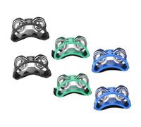 Hoement 3pairs Vibrant Foot Tambourines Percussion Instruments for Musicians Dancers and Fitness Enthusiasts Accompaniment for Music Enlightenment and Performance