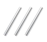Hoement 3pcs 3ml Silver Refillable Plastic and Metal Nail Nutrition and Lip Gloss Bottles with Twist Mechanism, Designed for Female Use on Business Trip