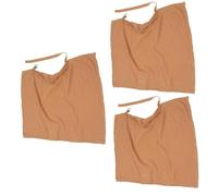 Hoement 3pcs Breastfeeding Cotton Nursing Apron for Comfortable Feeding Multi-Functional and Breathable Nursing Cover for Outdoor Use for Mothers The Go