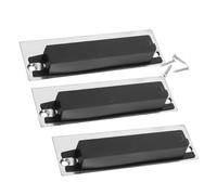 Hoement 3pcs Door Strike Plates Reinforcement Kit for Classroom Door Locks with Screws Plastic Box for Security and Repair Replacement