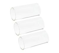 Hoement 3pcs Guitar Glass Finger Fingertip Covers for Guitar Playing Finger Guard Protect Your Fingertips during Practice