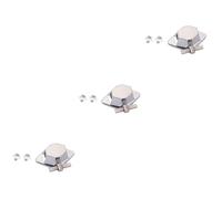 Hoement 3pcs Metal Floor Tom Leg Bracket for Drum Rack Lightweight and Easy to Install Mounting for Tom Drum Replace Broken Parts Quality