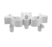 Hoement 3pcs Microphone Clip Desktop Stand Micophone Stand Microphone Mount Mic Clip Holder Pied Micro Bureau Small Mic for Accessories White