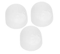 Hoement 3pcs Plastic Baby Bottle Caps Replacement with Quick Sealing Feature, Wide Mouth Dustproof Lids for Baby Bottles, for Kitchen and Household Needs