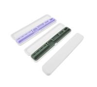 Hoement 3pcs Stylus Pen Case Shockproof Multi Compartment Pen Holder Compatible for Apple Pencil Drop Resistant Stylus Storage Box for Professionals Teachers Students