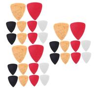 Hoement 3sets Guitar Accessories Felt Picks Set Soft Plectrums for Ukulele No Scratch Comfortable Picks 10pcs*3