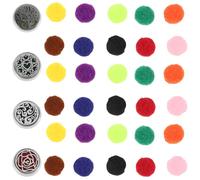 Hoement 4 Sets Essential Oil Diffusers, Compact Alloy Aromatherapy Clips with Beautiful and Elegant Design, Fresh Breathing Accessory for Outdoor Use