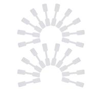 Hoement 400pcs White Self-Adhesive Blank Jewelry Price Tag Stickers for Necklace Bracelet Earring Display Labels Suitable for Retail Price Marking