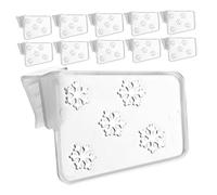 Hoement 40pcs Plastic Refrigerator Divider Set for Wardrobe and Kitchen Pantry, Multifunctional Use with Easy Installation, for Organizing and Food Storage in Fridge Or Freezer