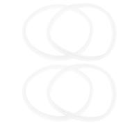 Hoement 4pcs 5.31" Silicone Replacement Gasket Seal Ring for 2l Square Blender Jar Lid, Sturdy Sealing Rings for Blender Cup Repair and Kitchen Appliance Accessories