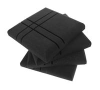 Hoement 4pcs Adhesive Sound Panel Acoustic Treatment Wall Panels Soundproofing for Recording Equipment Bedroom Office