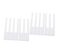 Hoement 4pcs Arcylic Piano Tools Piano Keys Accessories Repairing Gadgets Professional Keytops for Pianist