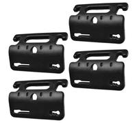 Hoement 4pcs Black Abs Car Headrest Hook Safety Assist Handle