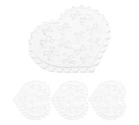 Hoement 4pcs Bowknot Silicone Nail Molds for Manicure Nail Art Accessories Tool, Versatile Design, Easy to Use, White Silicone Material, for DIY and Epoxy Resin Projects