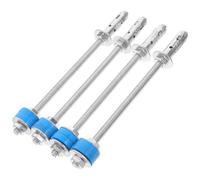 Hoement 4pcs Central Air Conditioning Wedge Anchors with Galvanized Suspension Rods for Duct System Vibration Dampening Hangers Secure Fastening and Silent Operation Easy Installation
