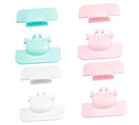 Hoement 4pcs Childproof for Refrigerator Easy to Install Lock to Prevent Accidents Random Color Options
