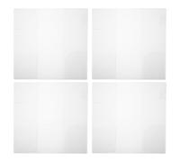Hoement 4pcs Clear PVC Book Covers Transparent Matte Finish Protective Sleeves for Hoboweeks Notebook Journal Binder Cover Lightweight Non-Slip