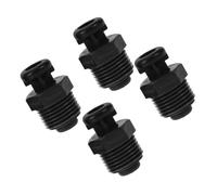 Hoement 4pcs Drip Irrigation Air Release Valves for Farm Pipeline Automatic Vacuum Intake Safety Relief Valves Plastic Drip Irrigation Supply Accessories Easy Installation Water-Saving