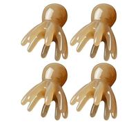 Hoement 4pcs Eight-Claw Scalp Massager: Octopus Scalp Massager Hair Comb for Hair Health - Abs Head Massage Tool for Travel and Daily Use