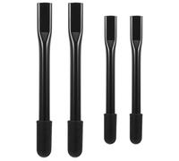 Hoement 4pcs Ergonomic Wheelchair Brake Handle Extensions Lightweight Aluminum Alloy Grip for Manual Transport Chairs Seniors Mobility Enhancement Tools