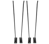 Hoement 4pcs Exercise Ball Wall Holder Heavy Duty Iron Wall Mounted Storage Rack with Curved Layered Tray for Yoga Ball Space Saving Design for Home and Gym