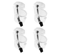 Hoement 4pcs Lab Safety Goggles Over Splash Resistant for Science Projects, Welding, Outdoor Work