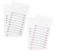 Hoement 4pcs Lash Tray Eyelash Storage Board with Marks Display Pallet for Eyelash Extensions Professional and Personal Use for Beauty Salons and Grafting Applications