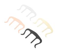 Hoement 4pcs Music Sheet Holder Clips Iron Music Score Clips Gold Silver Gun Black and Copper for Piano and Instrumental Performers