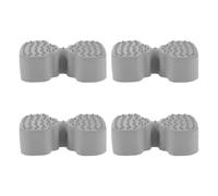 Hoement 4pcs Non-Slip Foot Caps for Shower Chair Rubber Feet Pads Replacement Noise-dampening Leg Tips for Bath Stool Slip Bumpers for Chair Floor Protection