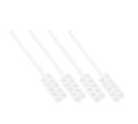 Hoement 4pcs Plastic Pill Counting Scoop with 10 Slots, Abs Material Compact and Portable Medication Scoop for Organizing Small Beads and Pellets at Home the Go