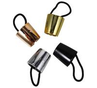 Hoement 4pcs Ponytail Cuff Hair Ties Elastic Hair Rings with Smooth Surface Plastic Material Does Not Damage Suitable for Different Occasions and Variety